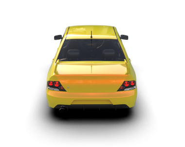 Araba beyazda izole edilmiş. yüksek kaliteli 3d illüstrasyon