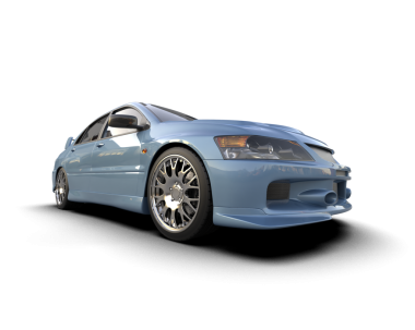 Daha az genel bir konsept arabanın 3 boyutlu çizimi