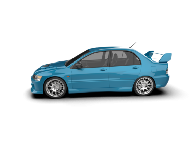 Araba beyaz zemin üzerine