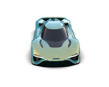 Daha az genel bir konsept arabanın 3 boyutlu çizimi