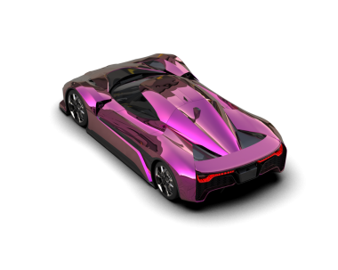 Daha az genel bir konsept arabanın 3 boyutlu çizimi