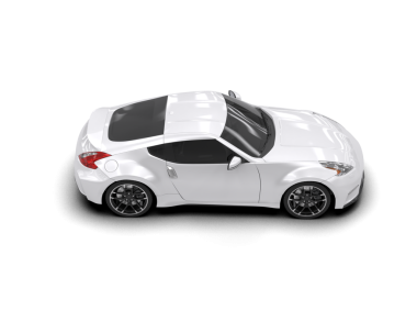 Siyah arka planda beyaz lüks spor araba..