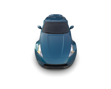 Stüdyo ortamında daha az genel bir konsept arabanın 3 boyutlu çizimi