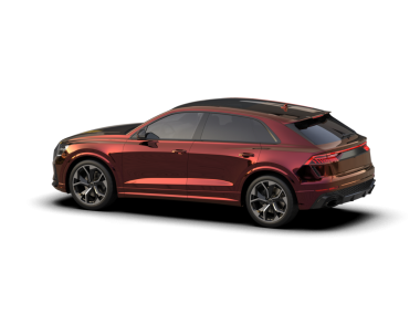 koyu kırmızı arka planda modern araba