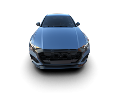 Arka planda izole edilmiş modern lüks araba. 3d oluşturma