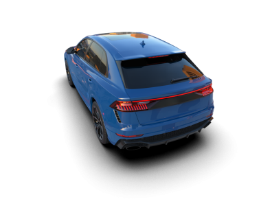 araba beyaz arkaplanda izole edildi