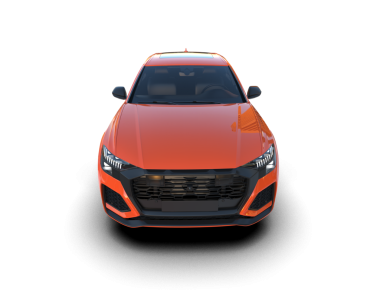 Siyah arka planda modern araba