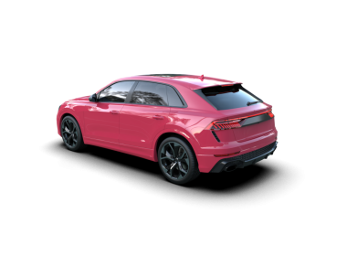 beyaz arkaplanda modern araba