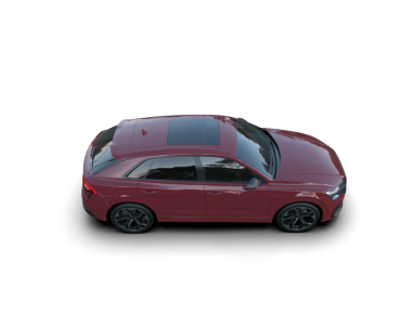 Beyaz arkaplandaki araba.