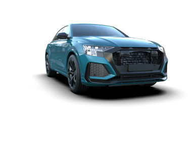 Siyah arka planda modern lüks bir araba. 3d oluşturma