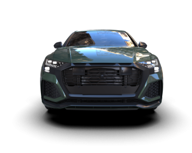 Siyah zemin üzerinde modern araba 3D görüntüleme - gölgeli resimleme