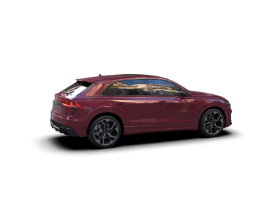 Araba sedanı arka planda izole edildi - 3 boyutlu illüstrasyon