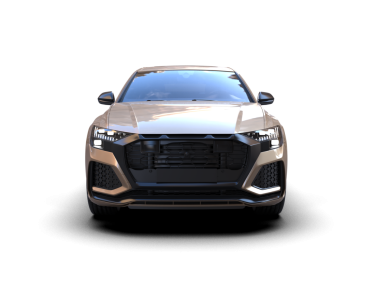 siyah arka planda modern araba 3 boyutlu çizim