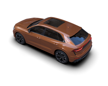 Stüdyoda 3 boyutlu bir konsept araba.