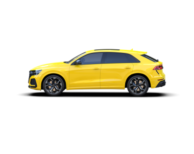 Sarı araba modern araba tarafı.