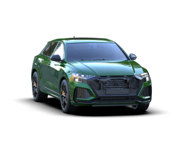 Siyah arka planda izole edilmiş yeşil modern araba. 3d oluşturma