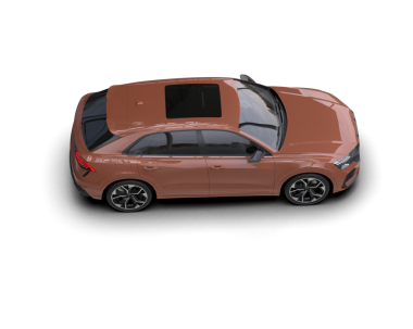 Modern araba beyaz arka planda izole edilmiş. 3 Boyutlu Hazırlama