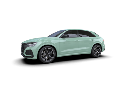 Beyaz arka planda izole edilmiş yeşil bir spor arabanın 3 boyutlu görüntüsü