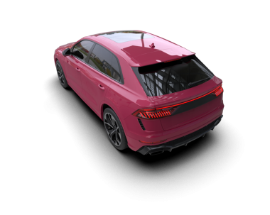 Siyah arkaplanda bir araba.