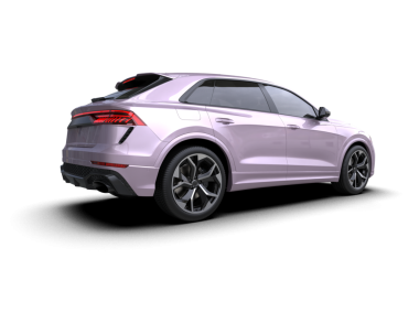 modern SUv beyaz arkaplanda izole edildi. 3d görüntüleme - illüstrasyon