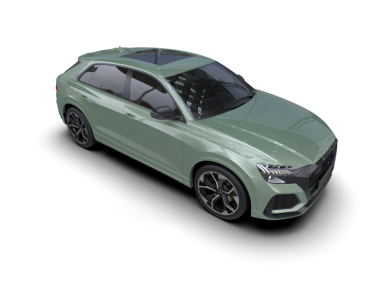 Stüdyo ortamında daha az markalı bir SUV 'un 3 boyutlu görüntüsü beyaz renkte izole edilmiş.