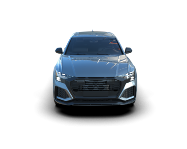 Modern araba arka planda izole edilmiş. 3D görüntüleme - illüstrasyon