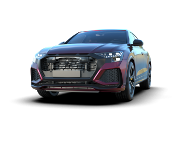 Beyaz arka planda modern lüks bir araba. 3d oluşturma