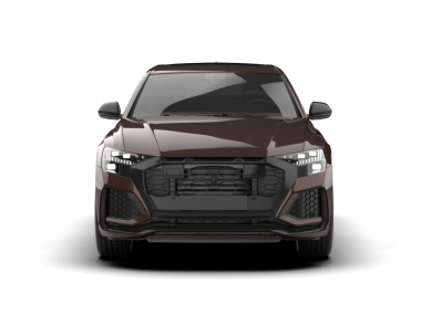 Modern lüks SUV siyah arka planda izole edilmiş. 3d oluşturma.