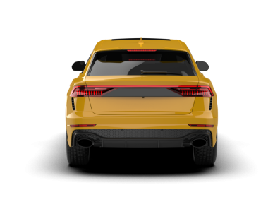 Beyaz arka planda gerçekçi, modern bir cip arabası. vektör illüstrasyonu