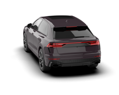 Siyah arka planda modern lüks bir araba. 3d oluşturma