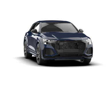 Modern araba arka planda izole edilmiş. 3D görüntüleme - illüstrasyon