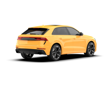 Beyaz arka planda bir araba. vektör illüstrasyonu