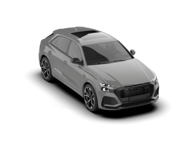 beyaz arkaplanda gerçekçi bir araba