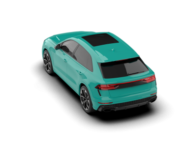 Araç 3d beyaz arkaplanda görüntüleniyor