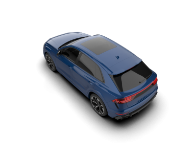 Modern araba arka planda izole edilmiş. 3D görüntüleme - illüstrasyon