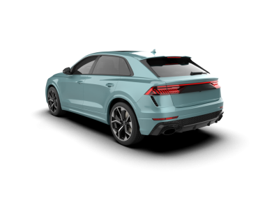 beyaz arkaplanda modern araba