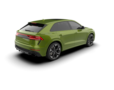 yeşil modern lüks araba