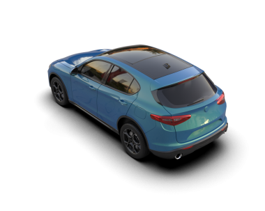 Beyaz arka planda bir araba. 3d illüstrasyon.