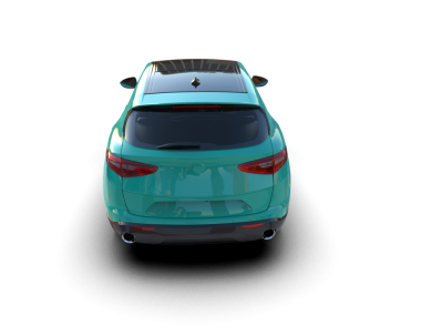 modern araba beyaz arka planda izole edildi. 3 boyutlu çizim - illüstrasyon