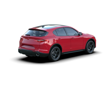 Modern kırmızı araba beyaz arka planda izole edilmiş. 3d oluşturma