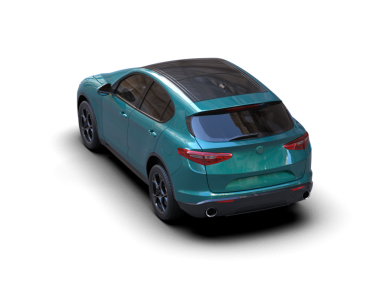 Modern araba arka planda izole edilmiş. 3D görüntüleme - illüstrasyon