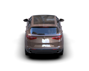 araba yan görünümü siyah arkaplanda izole edildi.