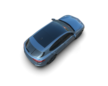 Araba siyah arka planda izole edilmiş. 3D illüstrasyon, görüntüleme