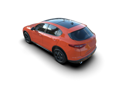 beyaz arka planda kırmızı modern araba