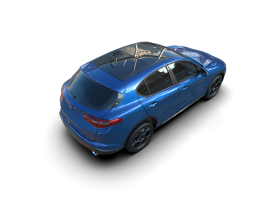 modern araba siyah arka planda izole edilmiş.