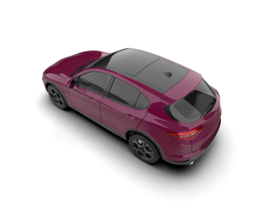 Beyaz bir arka planı olan, beyaz stüdyo arka planına izole edilmiş 3 boyutlu araba.