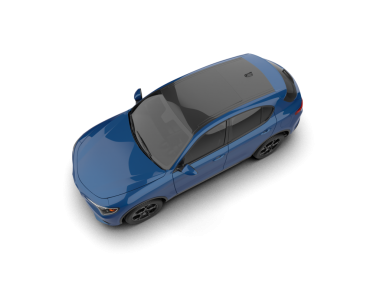 araba beyaz arkaplanda izole edildi