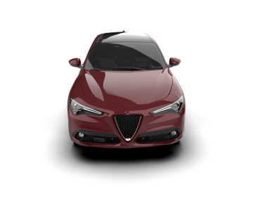 Beyaz arka planda kırmızı araba. 3d illüstrasyon