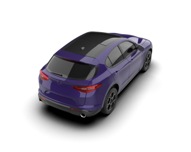 Modern araba arka planda izole edilmiş. 3D görüntüleme - illüstrasyon