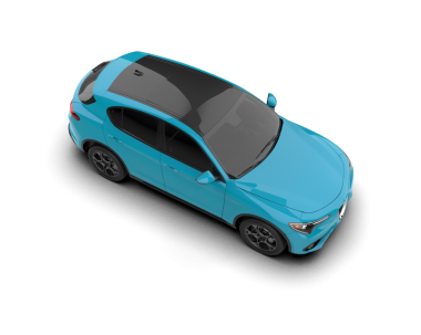 modern araba beyaz arka planda izole edildi. 3 boyutlu görüntüleme